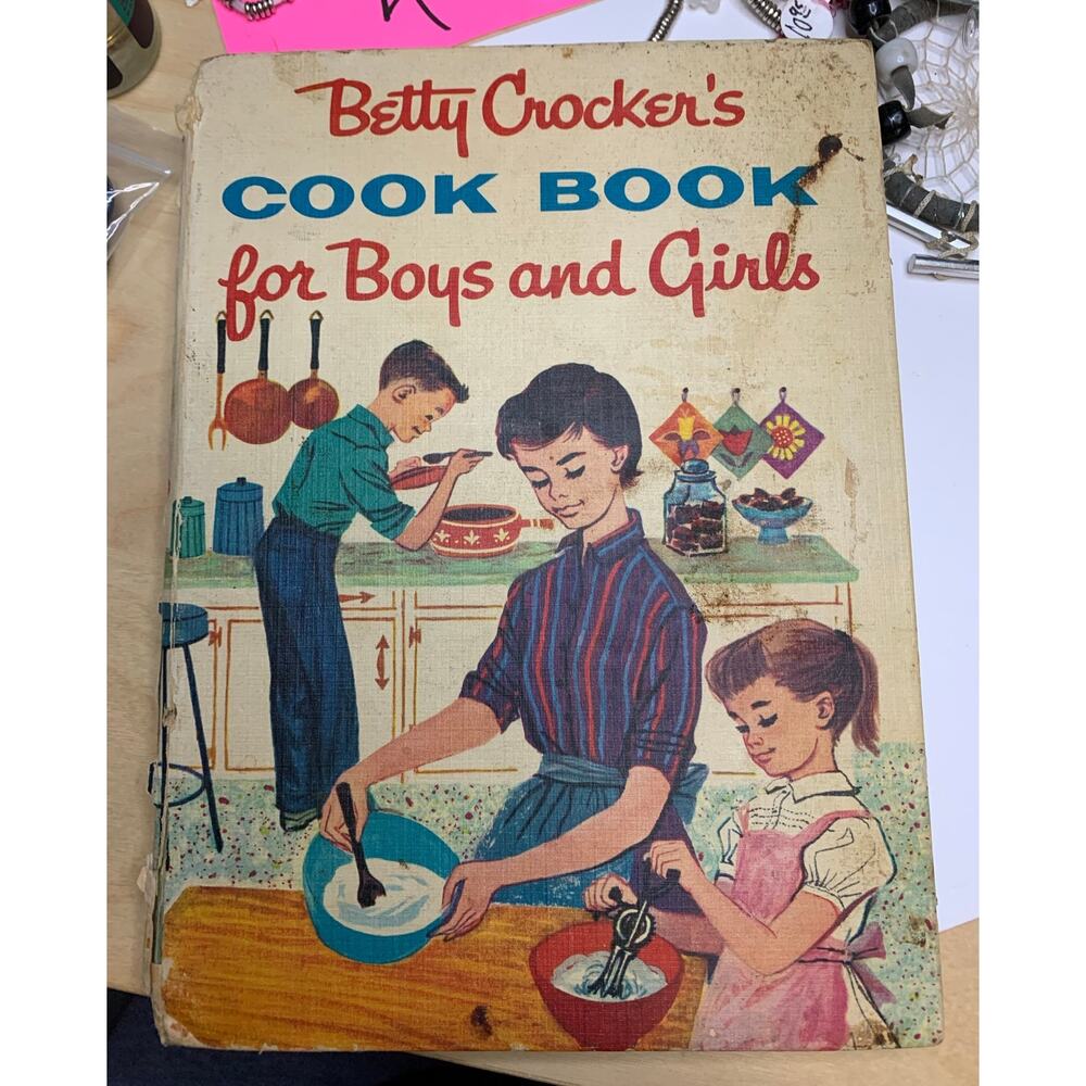 Betty Crocker’s Cook Book for Boys and Girls, 1957, spiral bound